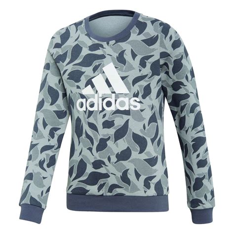 adidas weiß babyblau rundhalspullover|Adidas Kinderpullover von Top.